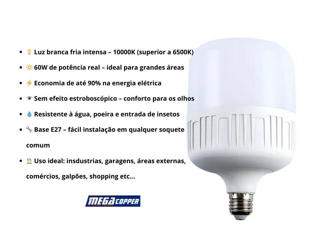lampada led 60w